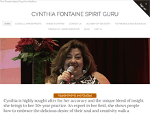 Tablet Screenshot of cynthiafontaine.com